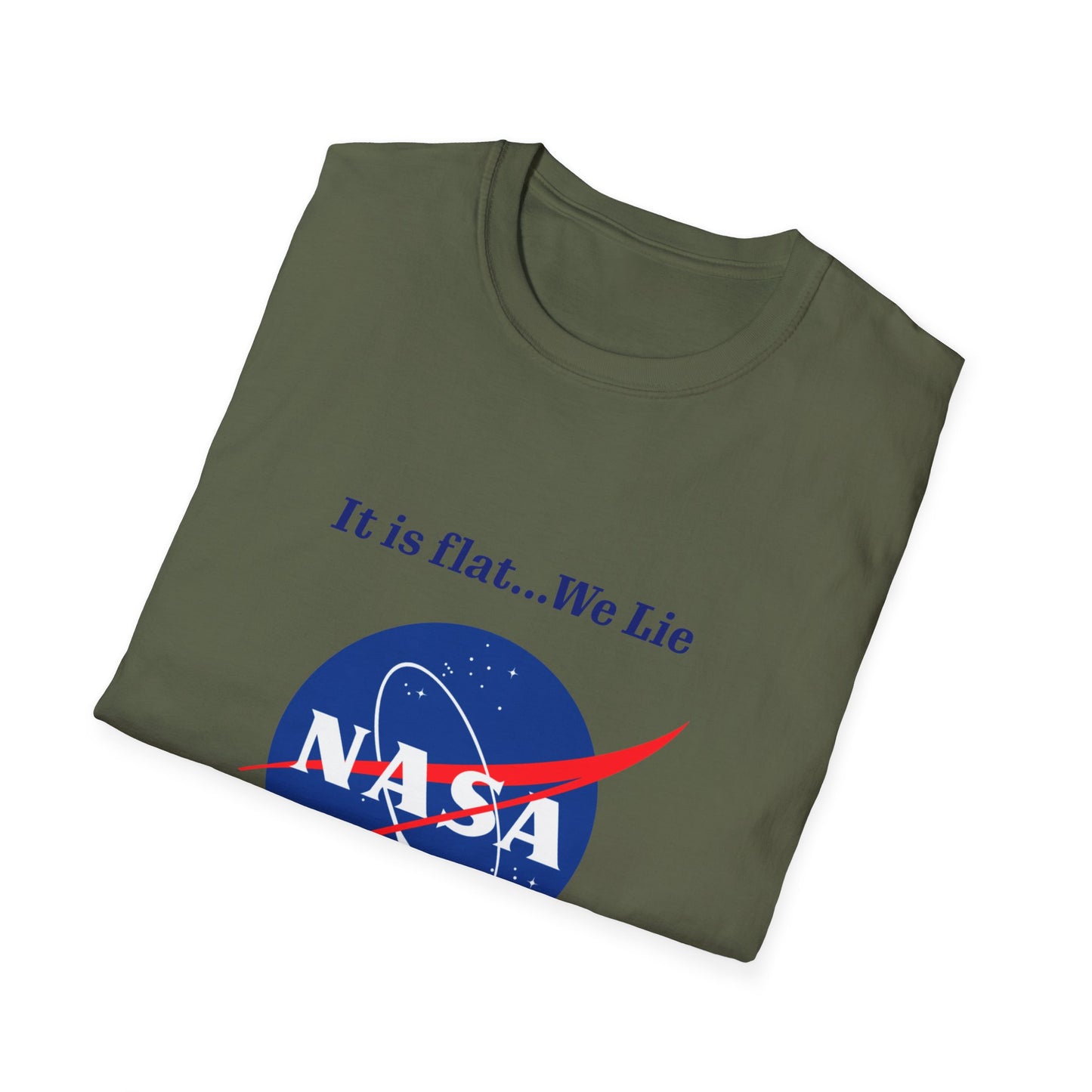 Nasa Flat Earth Unisex T-Shirt