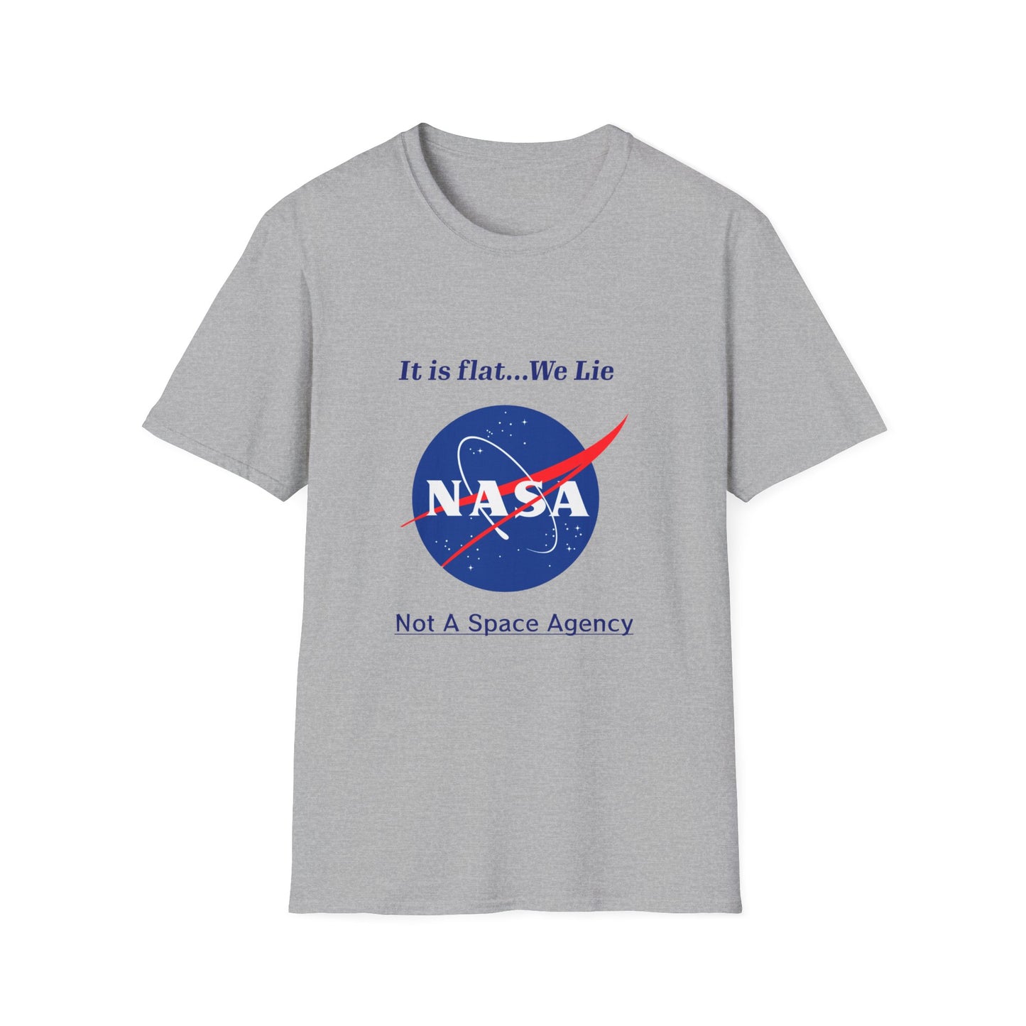 Nasa Flat Earth Unisex T-Shirt