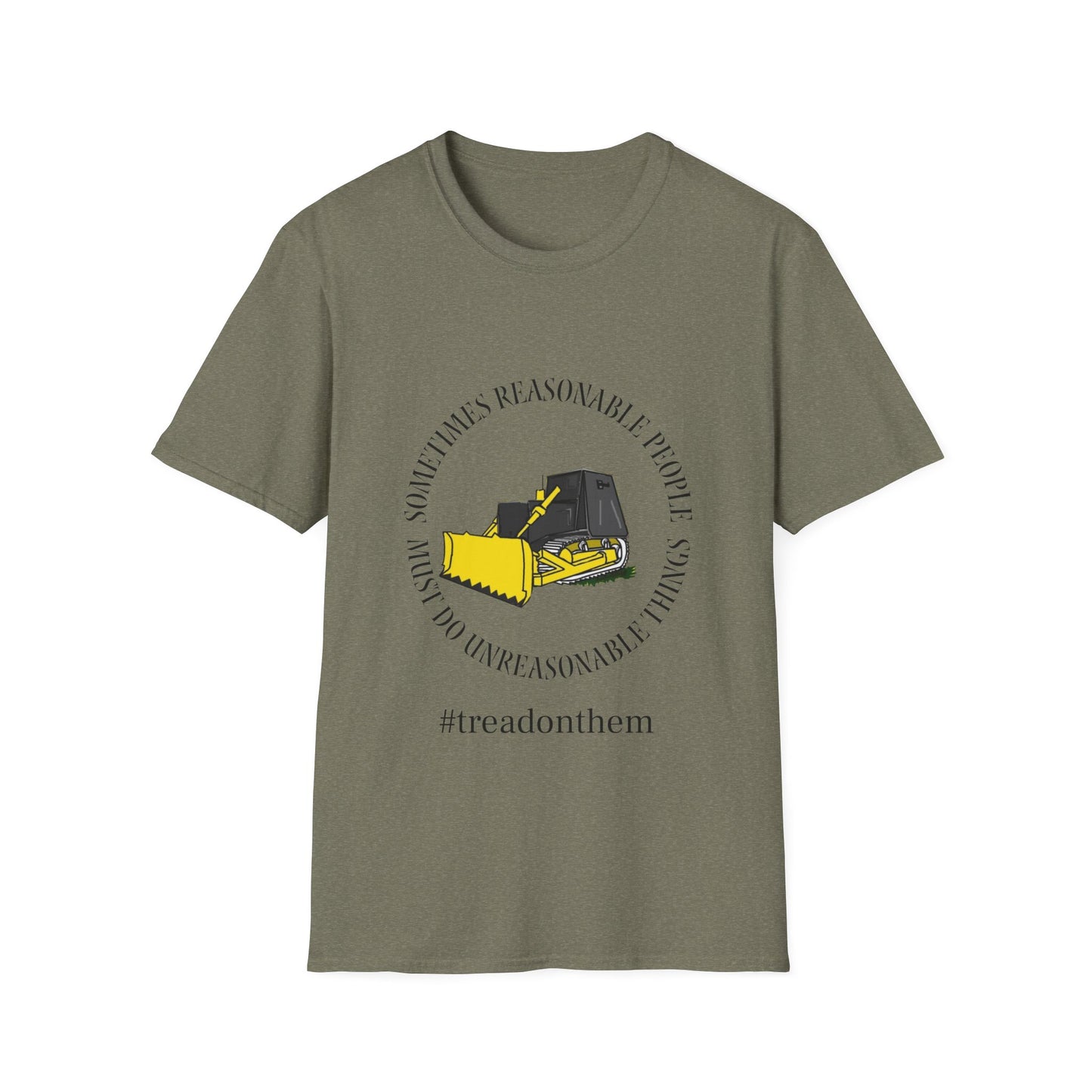 Tread on Them Bulldozer Tee Softstyle T-Shirt