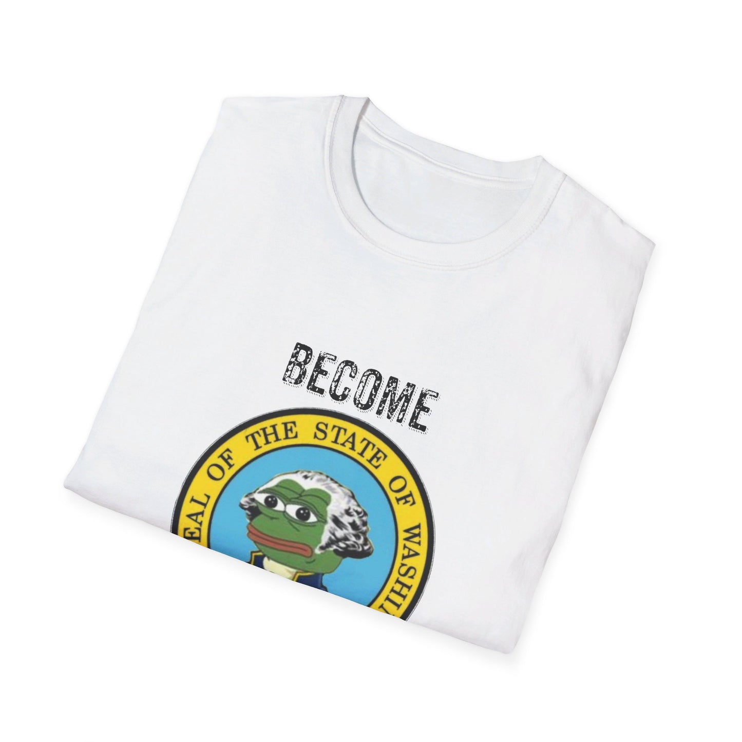 Become Ungovernable Washington Seal with Pepe Softstyle T-Shirt