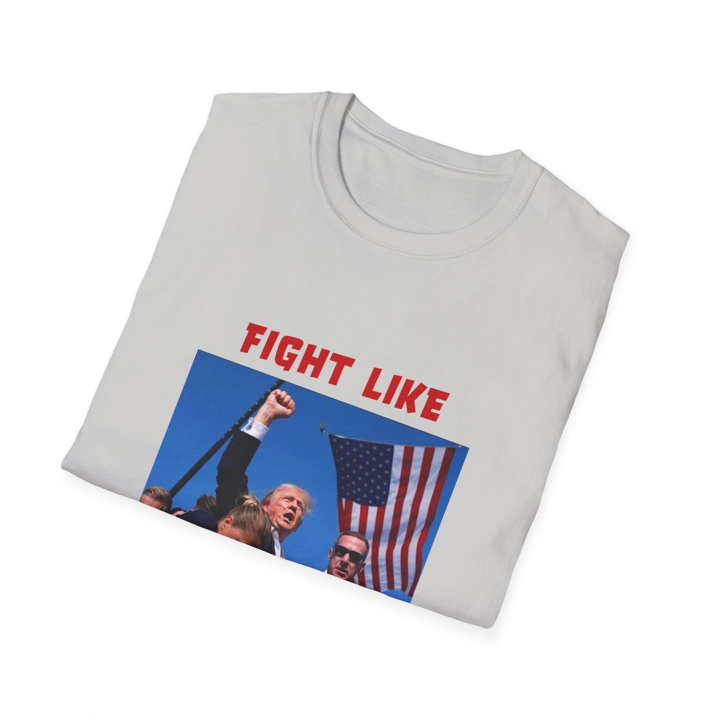 Fight Like Teflon Don Trump Softstyle T-Shirt
