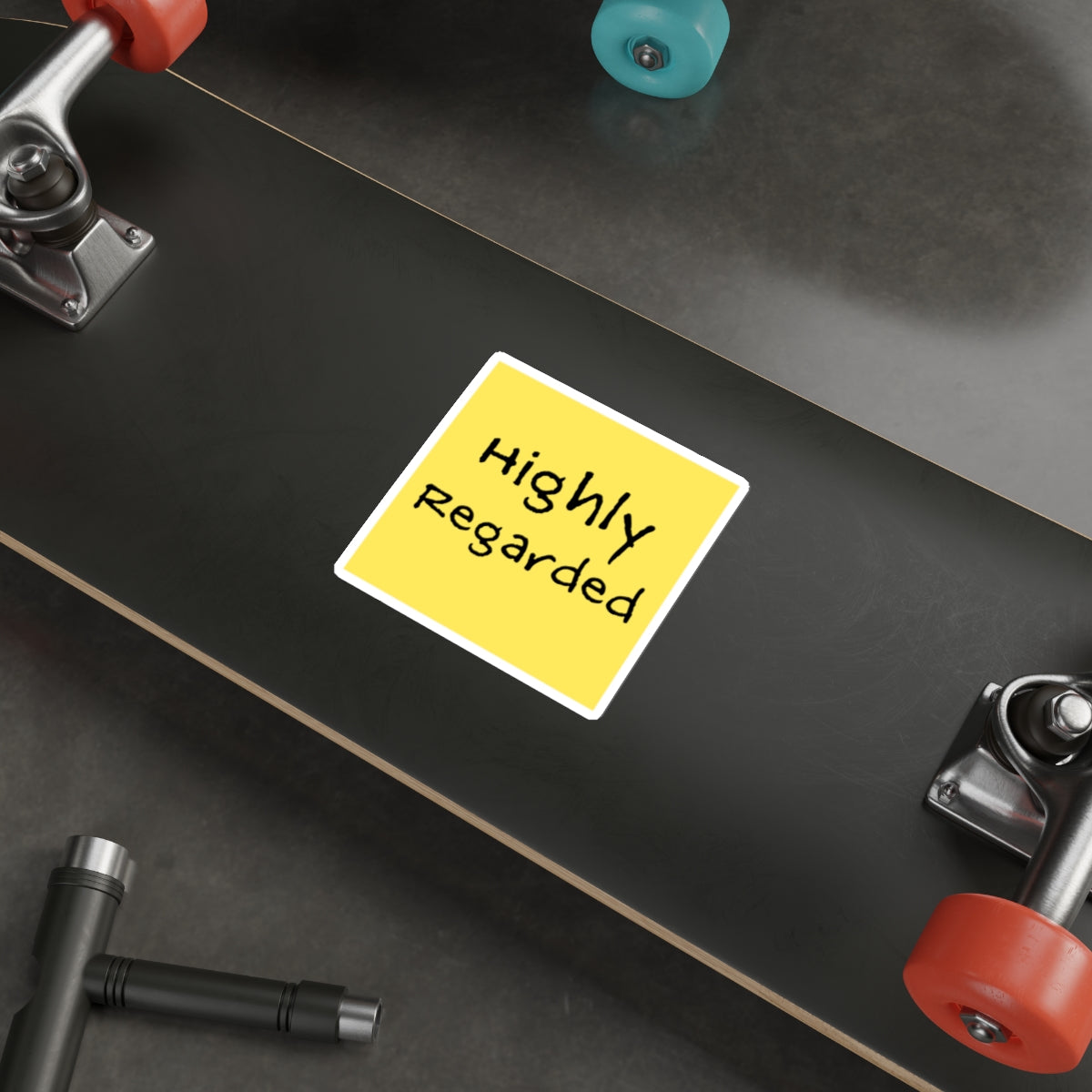 Highly Regarded Die-Cut Stickers