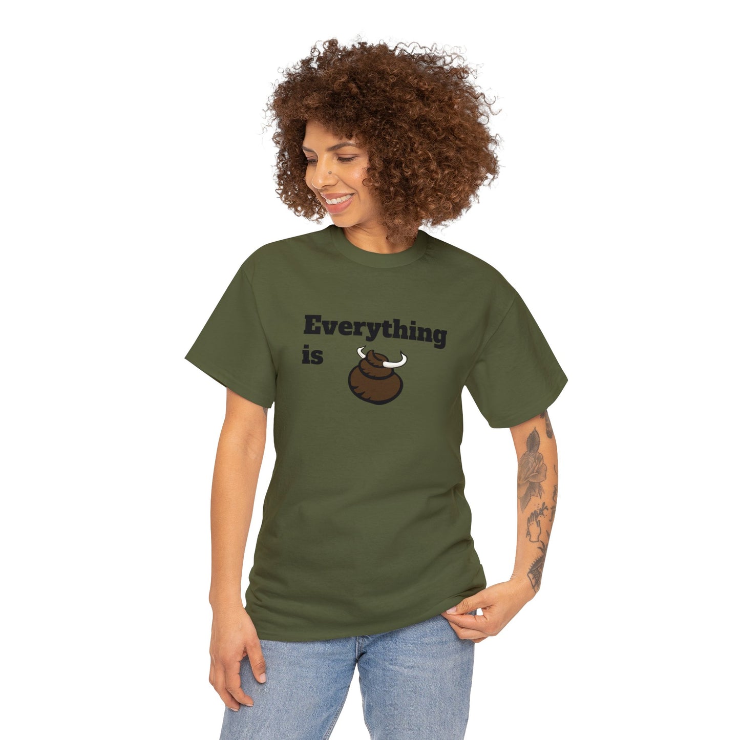 Everything is BS Funny Heavy Cotton Tee