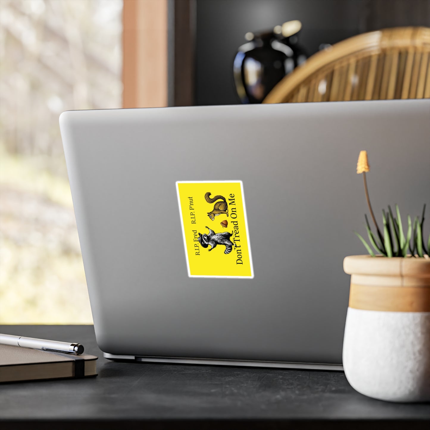 RIP Peanut and Fred Don't Tread on Me Kiss-Cut Vinyl Decals
