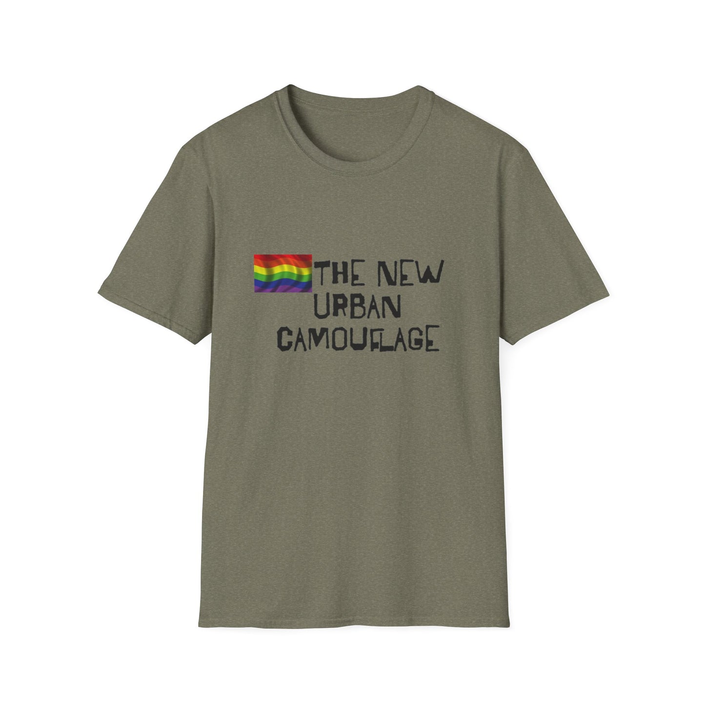 Rainbow The New Urban Camouflage Unisex Softstyle T-Shirt