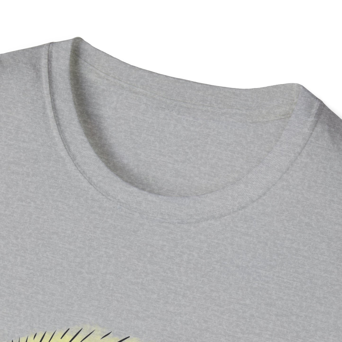 Surfing drinking T-Rex Unisex Softstyle T-Shirt