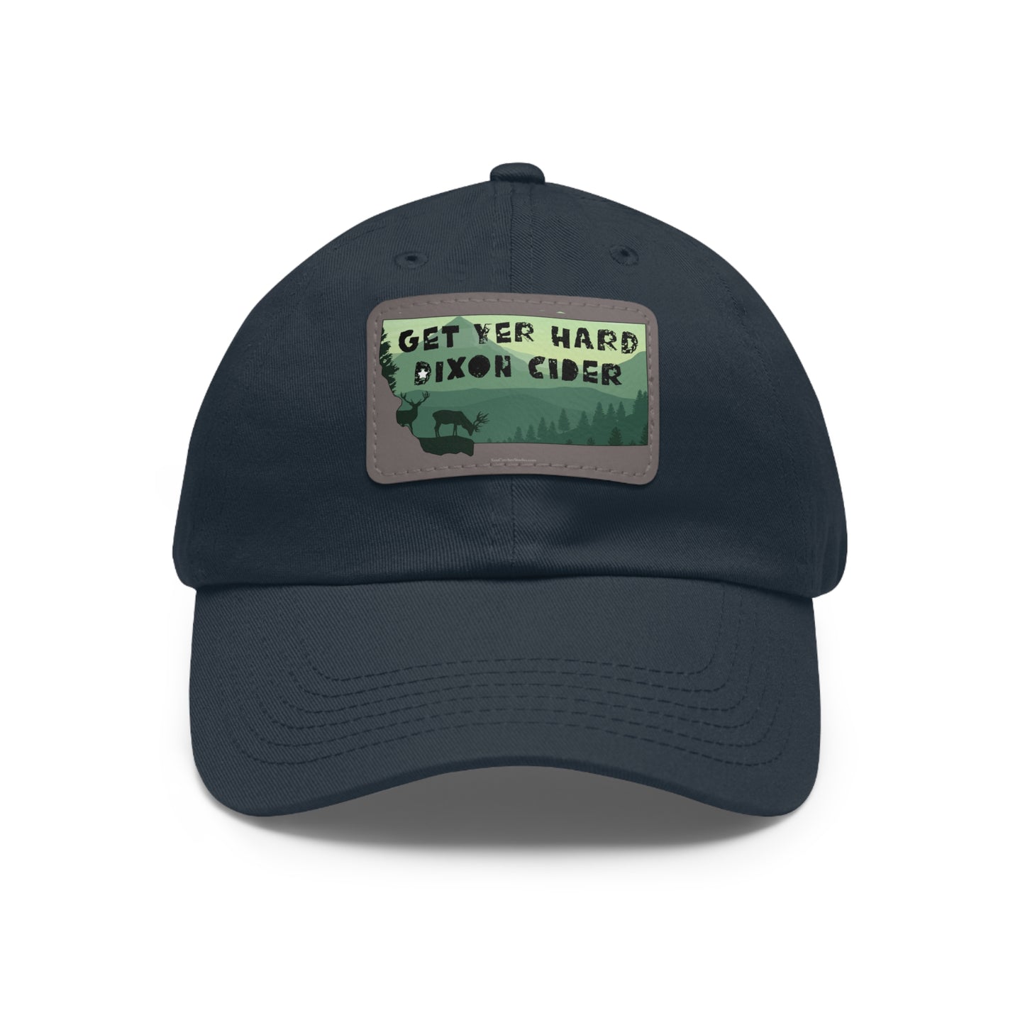 Get Your Hard Dixon Cider Hat with Leather Patch (Rectangle)