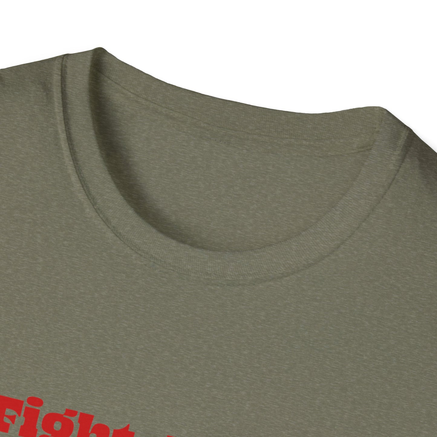 Trump Fight Fight Fight Softstyle T-Shirt in Red Letters
