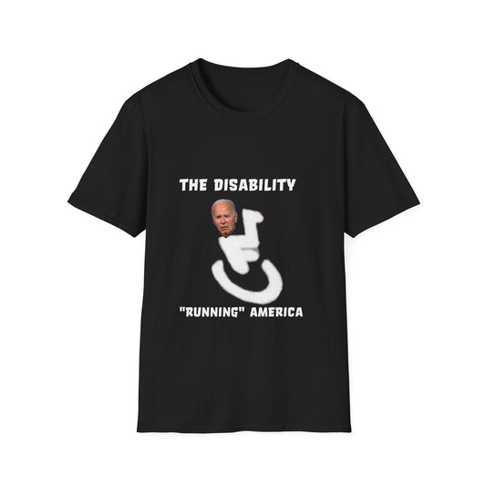 The Disability Running America, Biden Softstyle T-Shirt