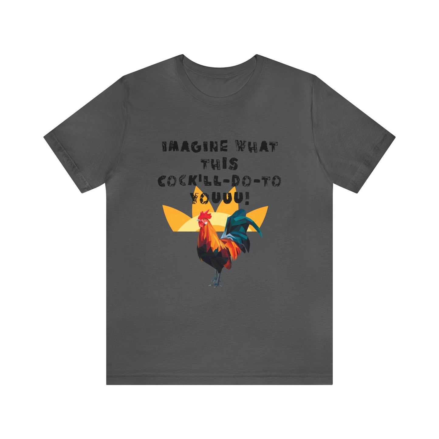 Rooster Adult Humor Men's Jersey Short Sleeve Tee