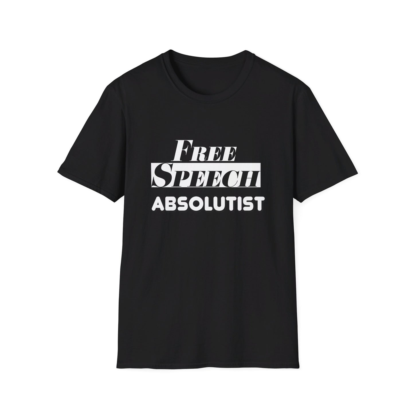 Free Speech Absolutist Unisex Softstyle T-Shirt