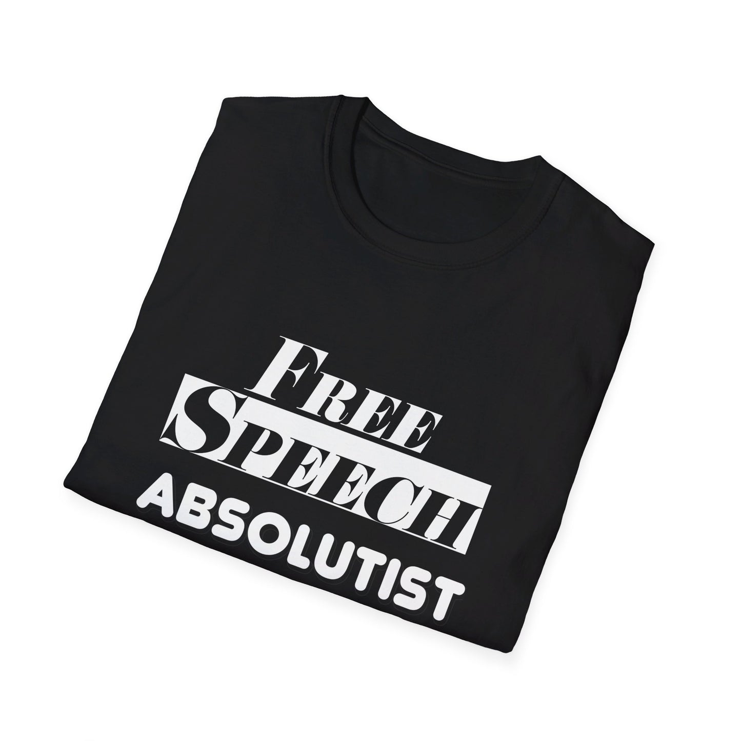Free Speech Absolutist Unisex Softstyle T-Shirt