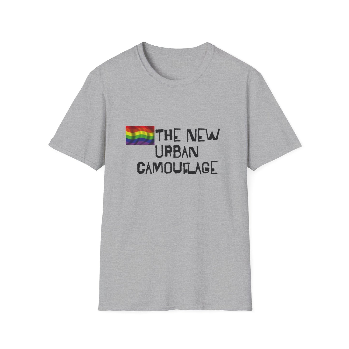 Rainbow The New Urban Camouflage Unisex Softstyle T-Shirt