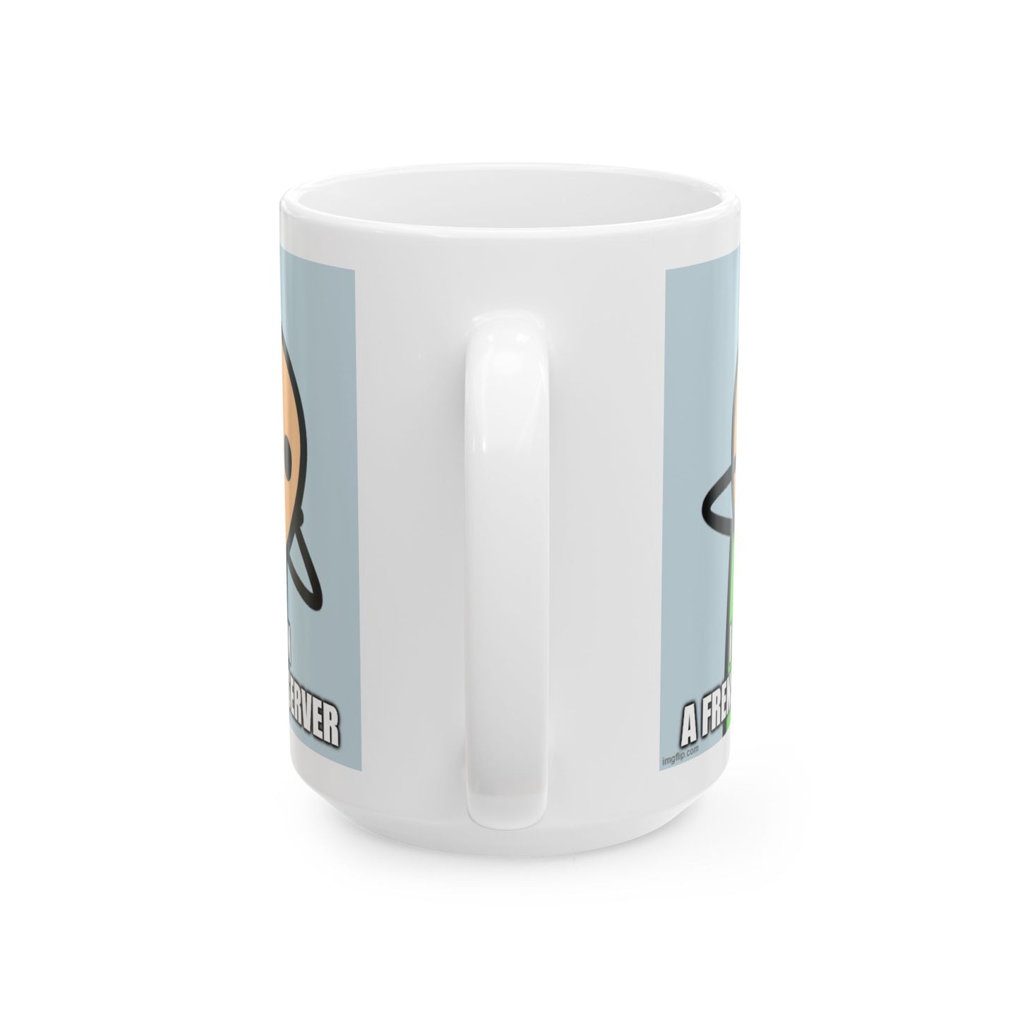 Frens Place Discord Server Mug | 11oz & 15oz | Perfect Gift for Besties, Unique Coffee Cup, Cute Humor Mug, Geeky Decor