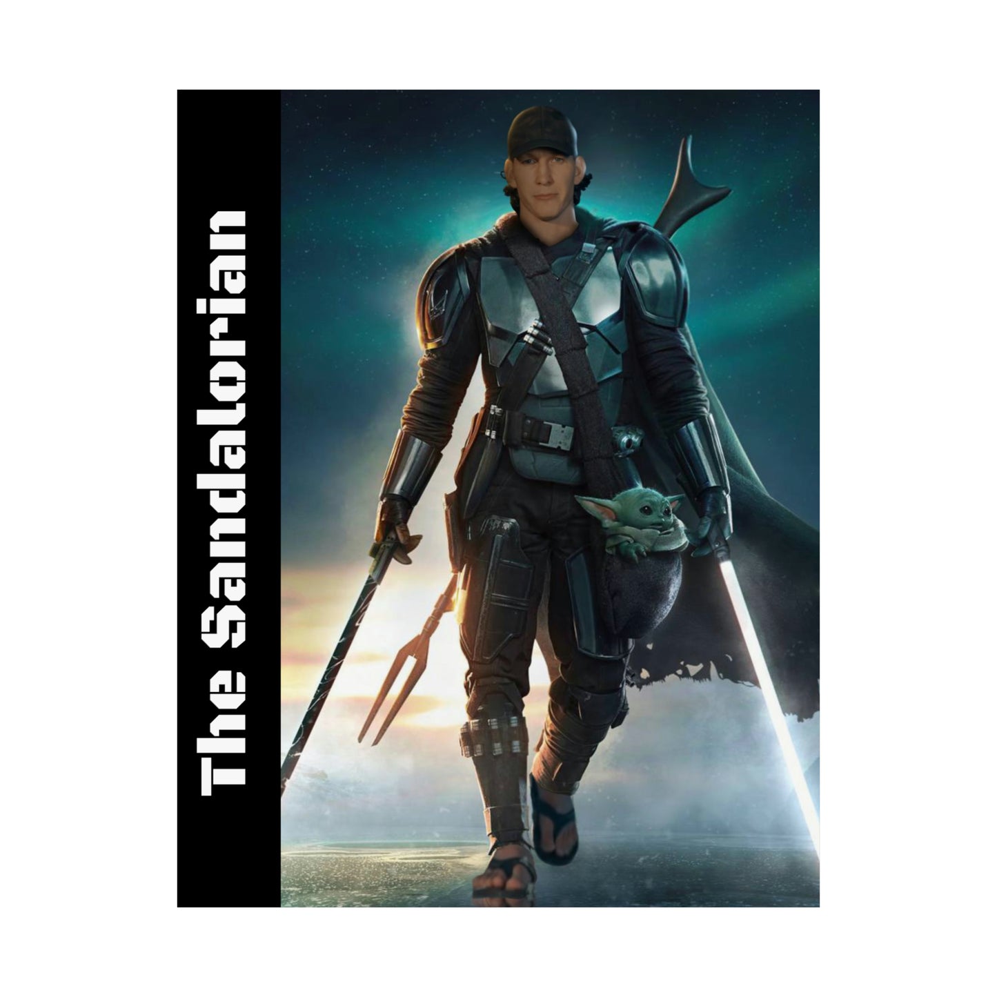 The Sandalorian Matte Vertical Posters