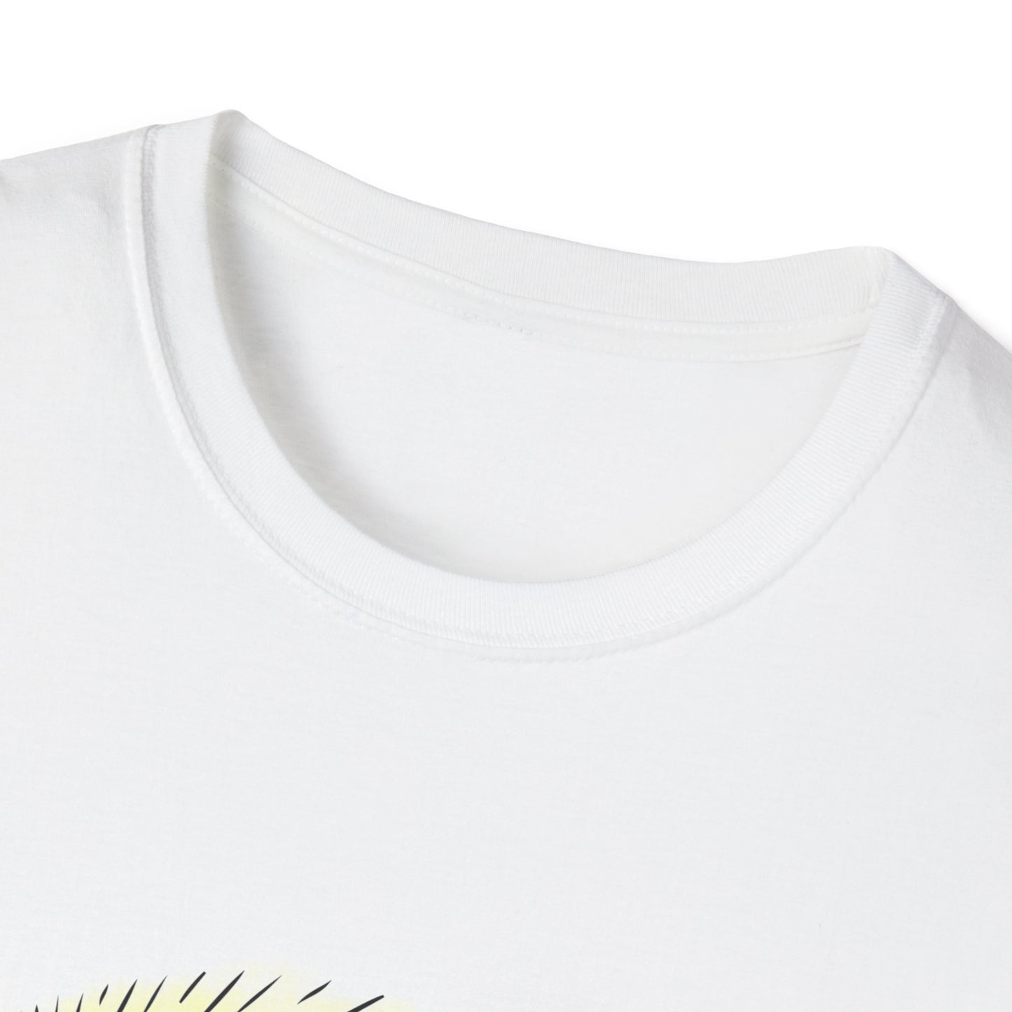 Surfing drinking T-Rex Unisex Softstyle T-Shirt