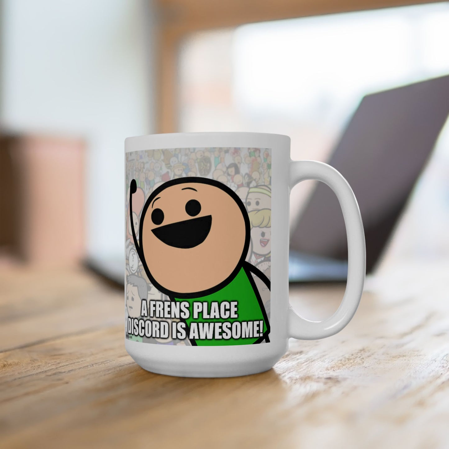 Frens Place on Discord Ceramic Mug - Fun Gift for Friends, Coffee Lovers, Tea Enthusiasts, Unique Home Decor, Friendship Celebrations