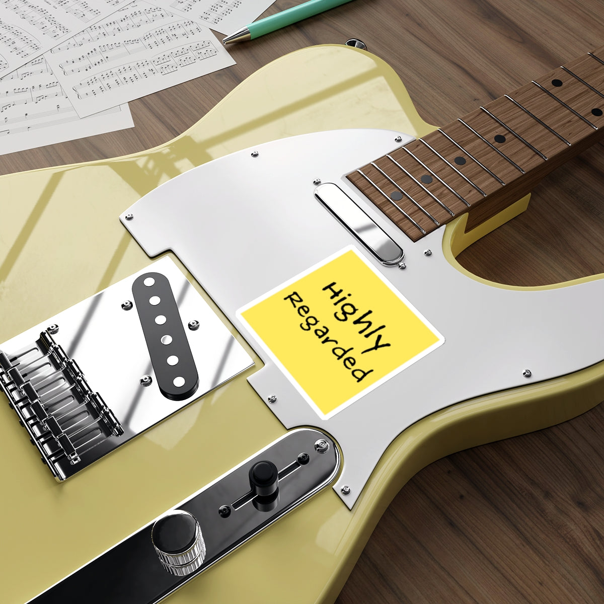 Highly Regarded Die-Cut Stickers