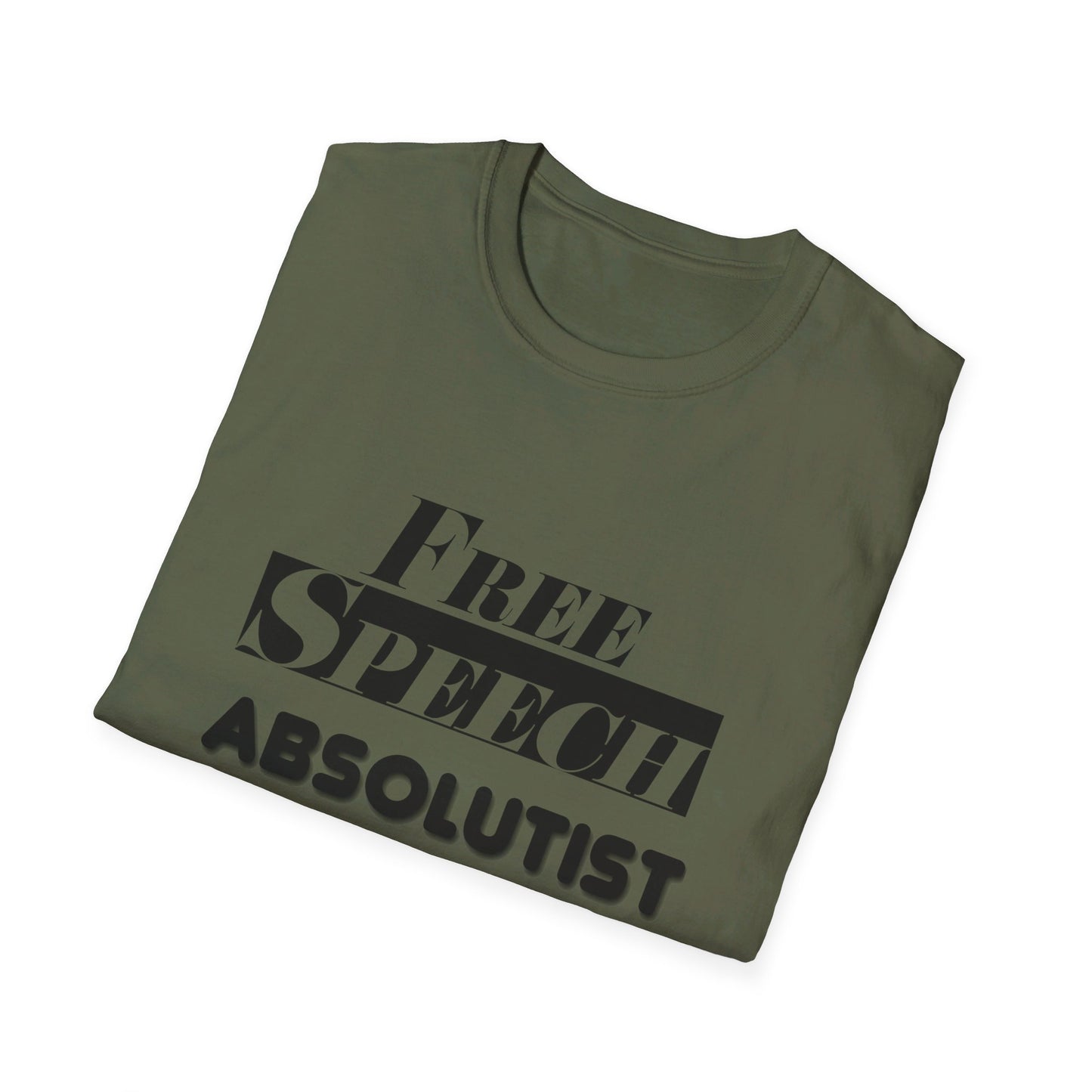 Free Speech Absolutist Unisex Softstyle T-Shirt