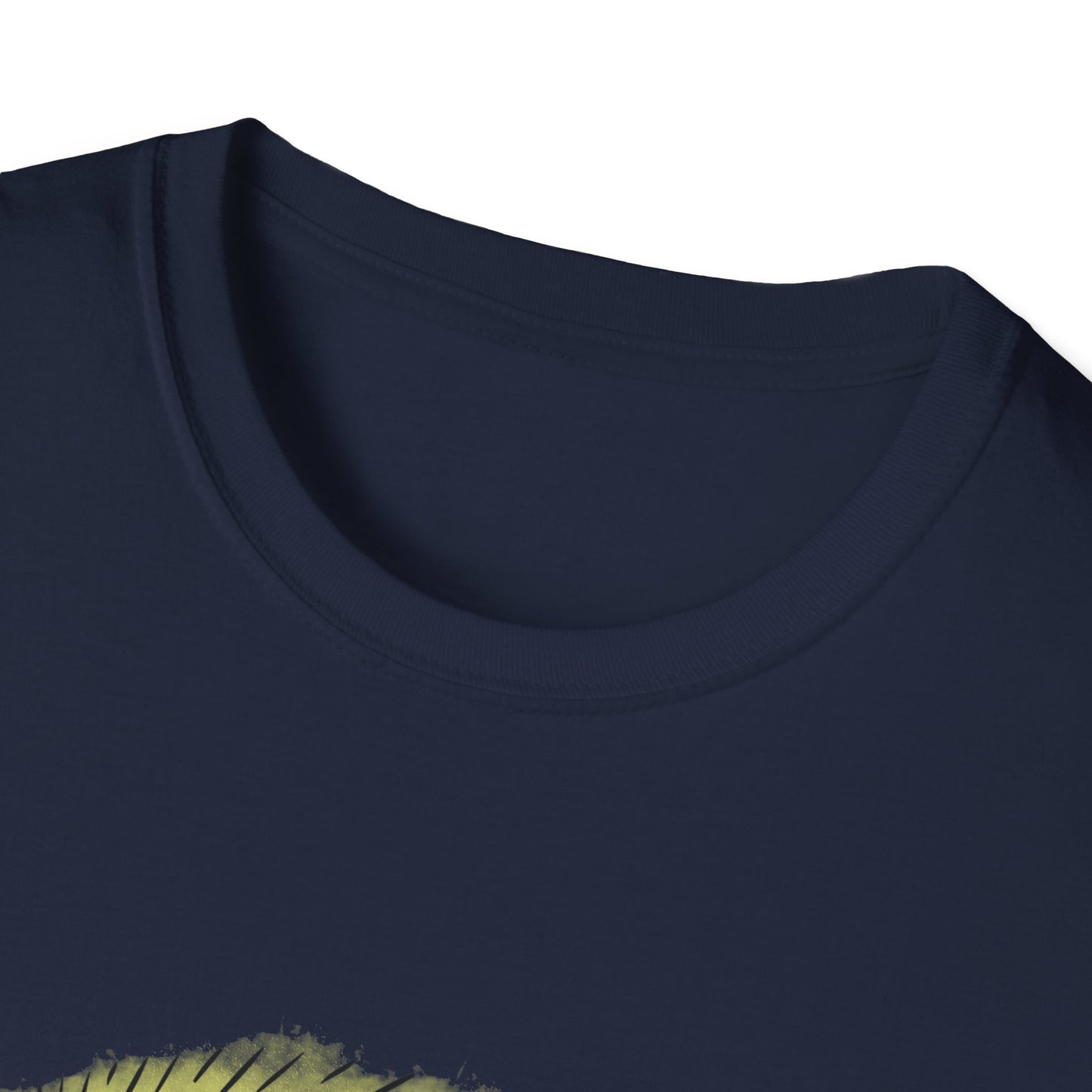 Surfing drinking T-Rex Unisex Softstyle T-Shirt