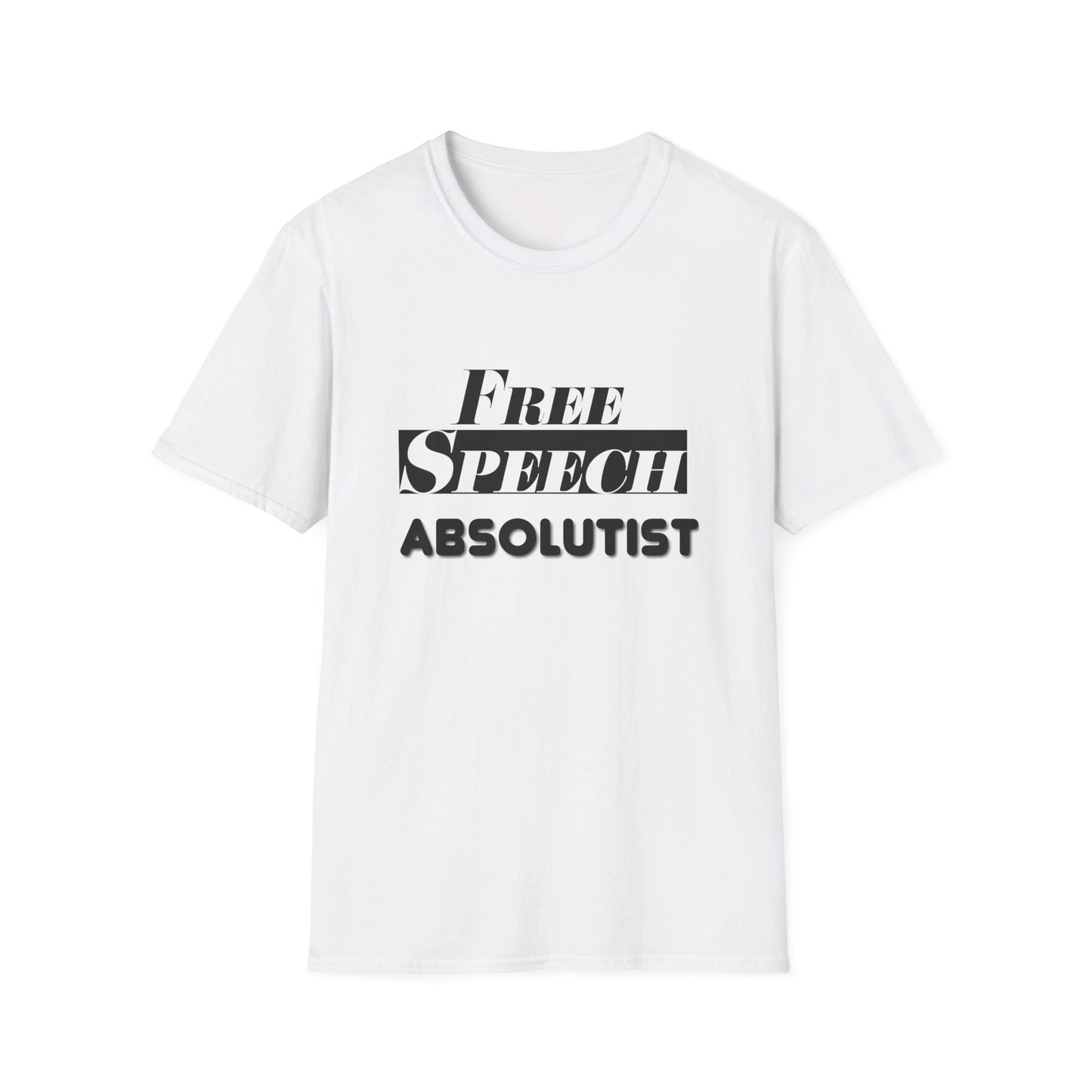 Free Speech Absolutist Unisex Softstyle T-Shirt