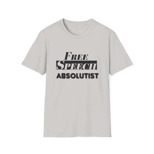 Free Speech Absolutist Unisex Softstyle T-Shirt