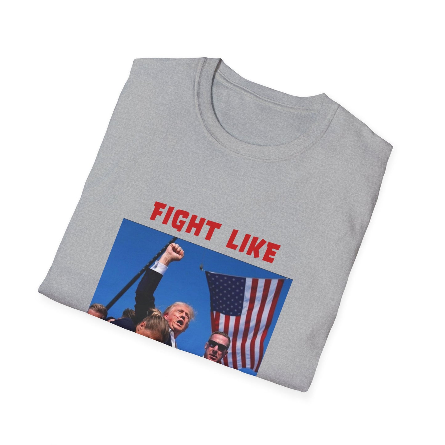 Fight Like Teflon Don Trump Softstyle T-Shirt