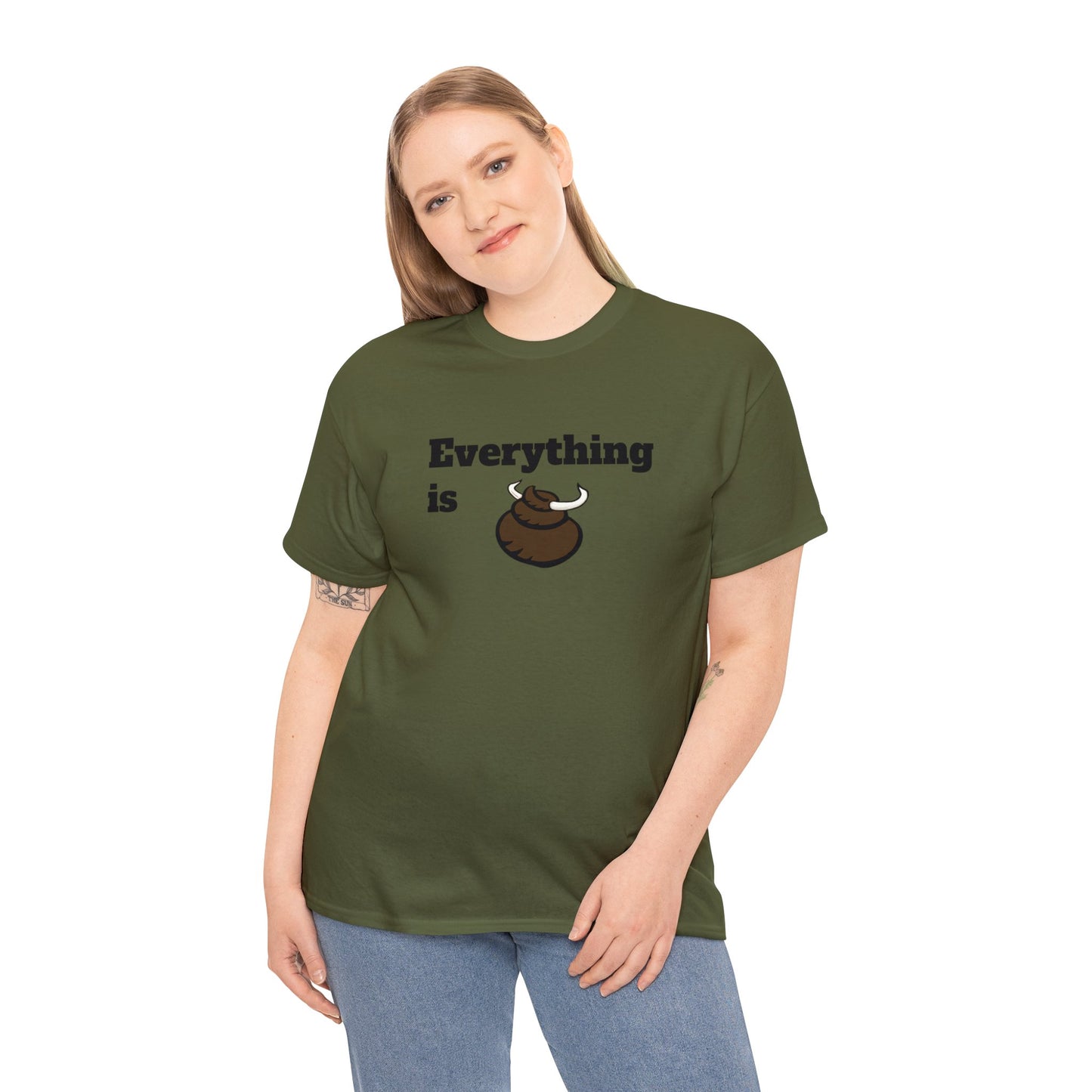 Everything is BS Funny Heavy Cotton Tee