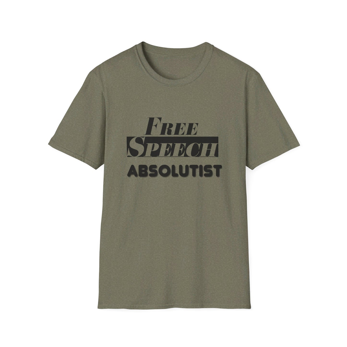 Free Speech Absolutist Unisex Softstyle T-Shirt