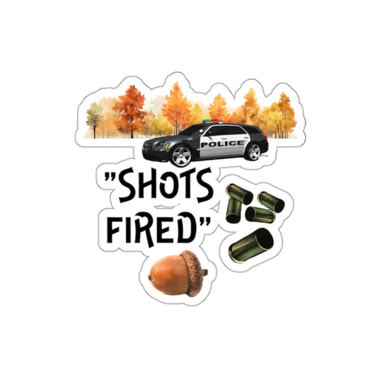 Shots Fired "Acorn" Die-Cut Stickers
