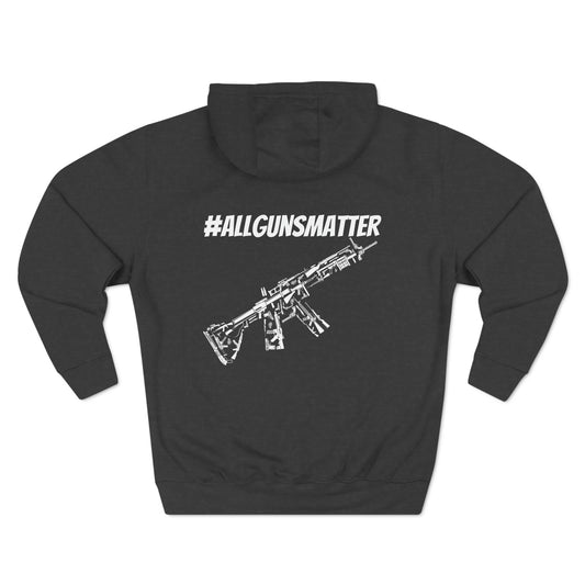 All Guns Matter # 2A Three-Panel Fleece Hoodie