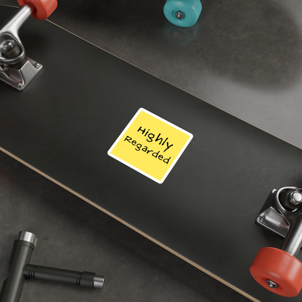 Highly Regarded Die-Cut Stickers