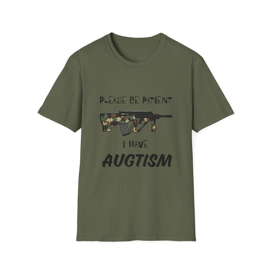 M81 Be Patient I have Augtism Softstyle T-Shirt